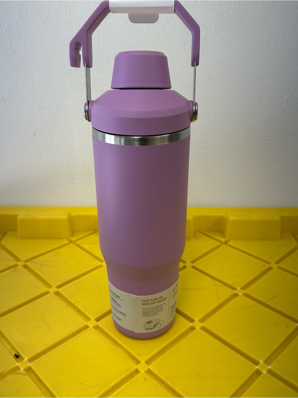 Stanley Fast Flow Tumbler with Handle 30 oz Angled Spout Lid Lilac The Ice Flow - Picture 3 of 5